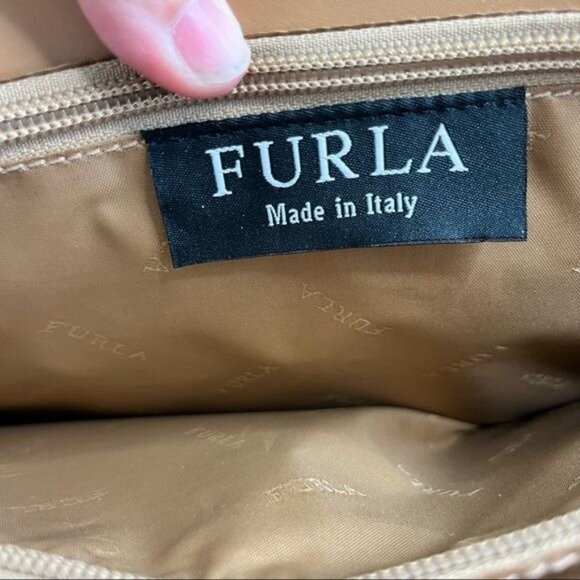 FURLA Calf Kelly Leather Jumbo Shoulder Bag - Picture 8 of 11